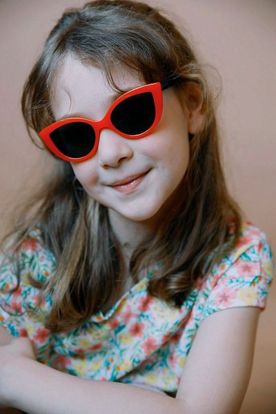Bilge Karga Duff Orange Girl's Sunglasses