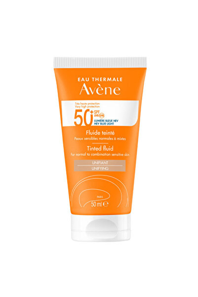 Avene TİNTED FLUİD SPF50+ TÜM CİLT TİPLERİ-CİLT AYDINLATICI RENKLİ KORUMALI G...