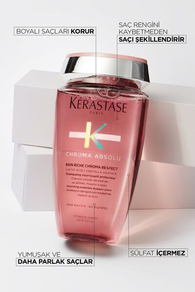 Kerastase Chroma Absolu- Boyalı Saçlar İçin Saç Tellerini Koruyucu Şampuan -2...