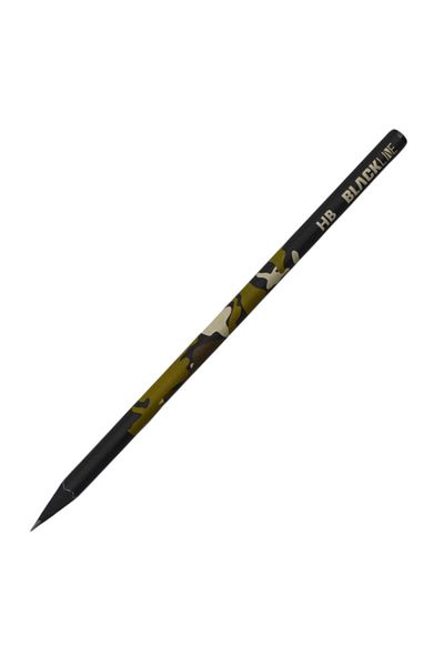 Adel 12 Pieces Blackline Camouflage Round HB Pencil