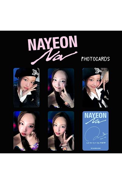 Kpop Dünyasi TWICE NAYEON '' NA '' Photocards Set -A-