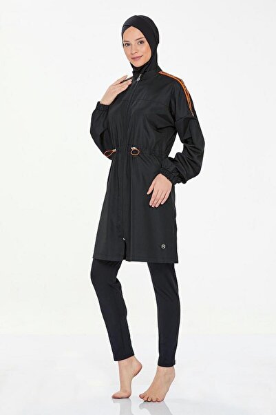 MARESİVA 8267 Model Long Sleeve Zippered Swimsuit