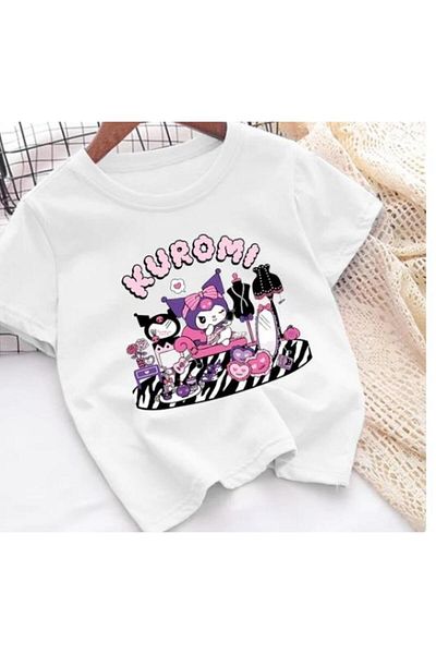 Touz Moda Λεπτομερές μπλουζάκι με στάμπα Kuromi Kids