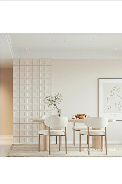 TNCN Mobilya ORTAKÖY model 40x40 Dekoratif MDF Duvar paneli , 3D ahşap duvar ...