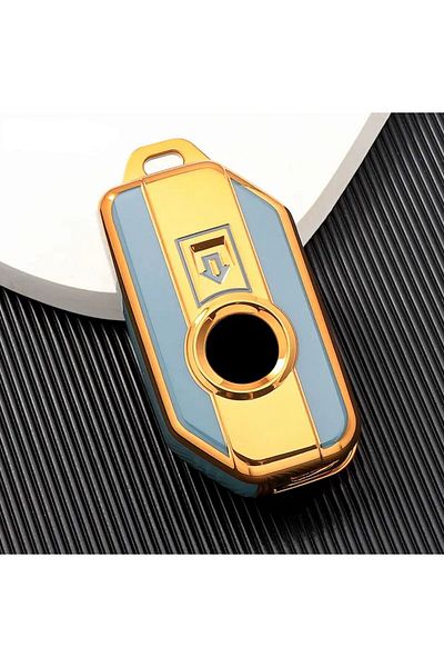 AYZ GARAGE Gray BMW Tpu Material Motorcycle Key Case