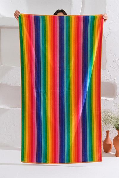 Homelover Prosop de plajă din catifea 90x160 - 100% bumbac