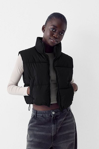 Bershka Crop Inflatable Vest