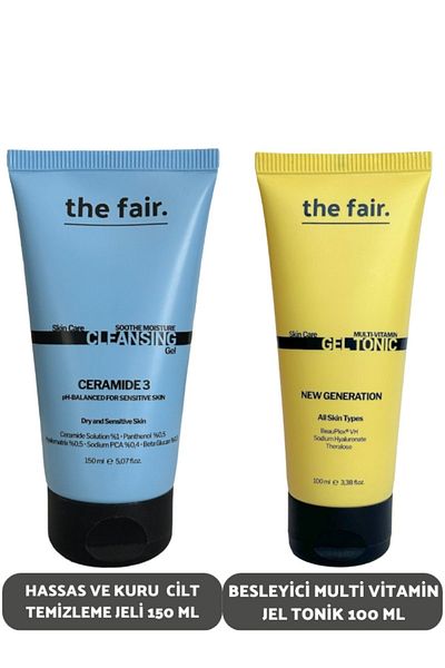 the fair. Fair - Sensitive and Dry Skin Cleansing Gel 150ml, Multi Vitamin Nourishing Tonic 30ml