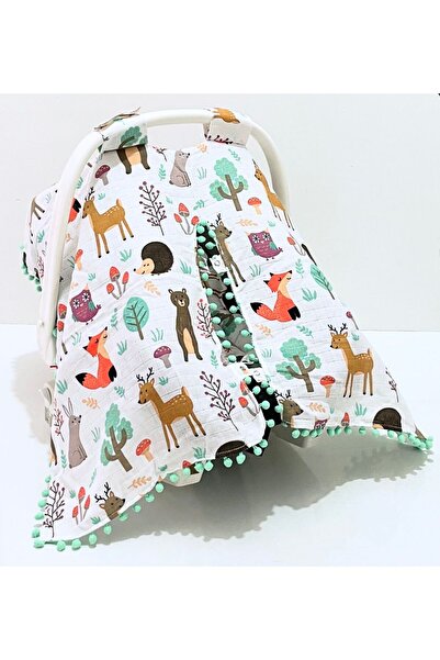 Babycitytr %100 Pamuk Müslin Kumaş Puset Anakucağı Örtüsü