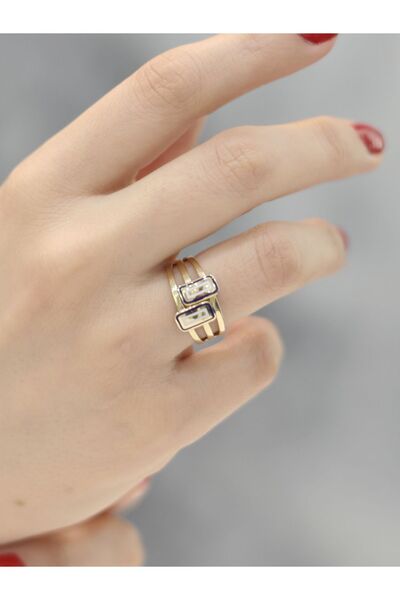 ZEYNEPLİ GOLD 14 Ayar Altın CTAS Kaburga Yüzük