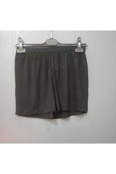 BAHHAR FASHION Set de pijamale din bumbac pieptănat, din viscoză, cu bretele negre, cu pantaloni scurți
