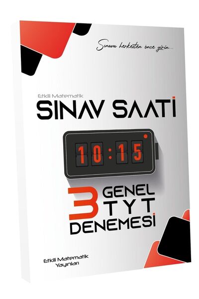 Etkili Matematik Yayınları Etkili Matematik TYT Sınav Saati Genel Denemesi Sü...