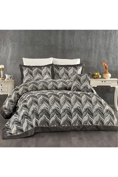 Çeyiz Diyarı Set Mira 7 Piese Chenille Pique Verde