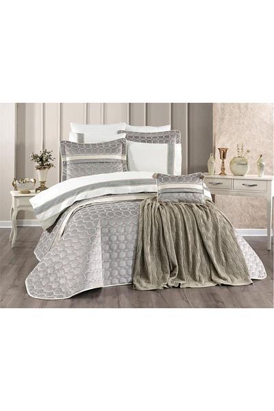 Çeyiz Diyarı Valeron 11 Piece Dowry Set Gray
