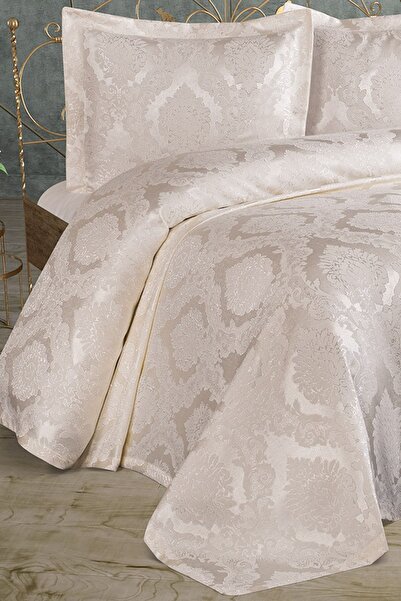 Çeyiz Diyarı Κρέμα κρεβατιού Şulem Jacquard Chenille