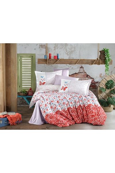 Hobby Felicita Double Duvet Cover Set Red