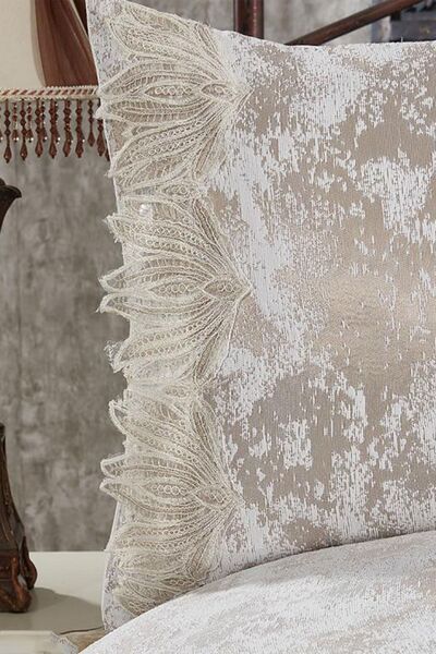 Çeyiz Diyarı Albina dvojitý přehoz Cappucino