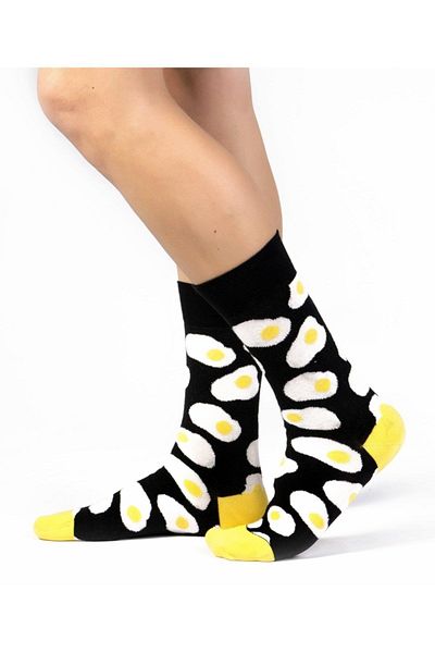 Ozzy Socks Pachet de 2 cadou cu modele de ouă de Ziua Îndrăgostiților pentru cupluri