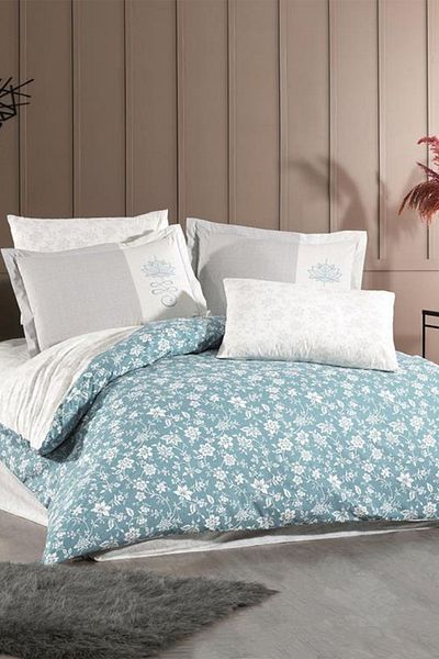 Hobby Carmen Single Pique Set Turquoise