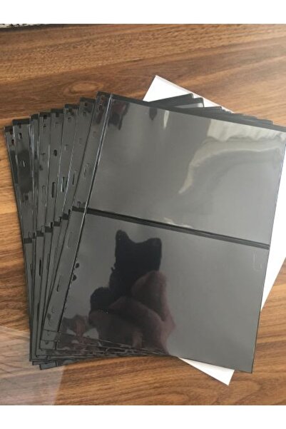 Koleksiyon Market - Teksöz Teksöz-052- Two-Compartment Black Backdrop Page A4 Size,money Vefdc Page