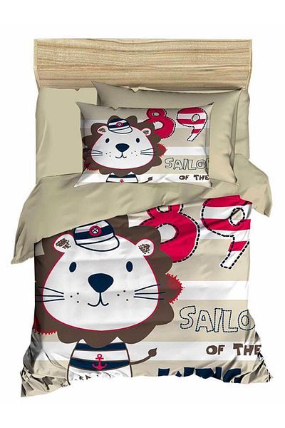 Çeyiz Diyarı Digital Printed 3d Baby Bedding Set Sailor Brown