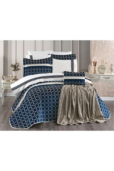 Çeyiz Diyarı Valeron 11 Piece Dowry Set Navy Blue