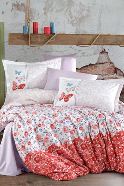 Hobby Felicita Double Duvet Cover Set Red