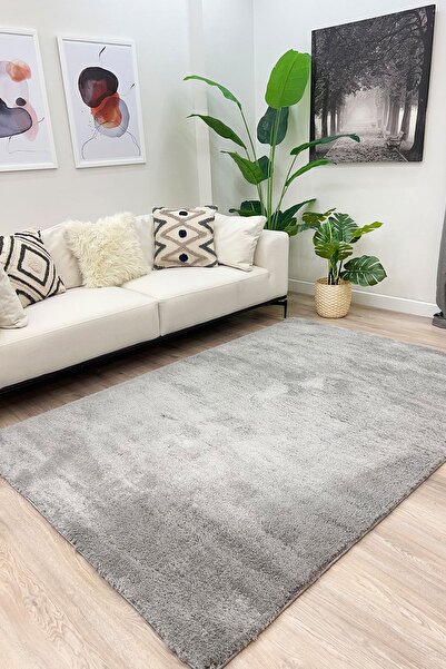 MYHOME HALI Tampa Shagy Makine Halısı Silver