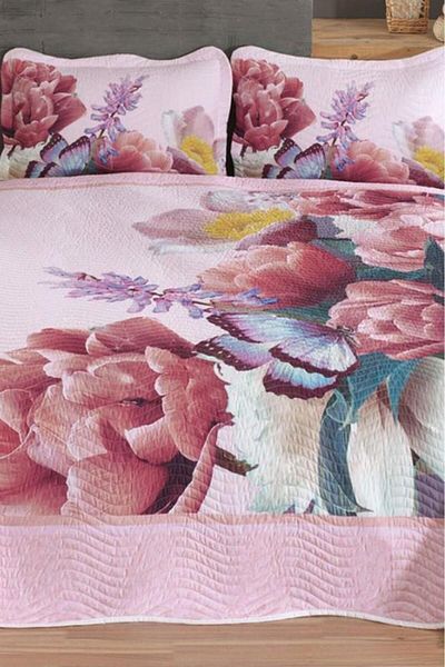 Çeyiz Diyarı Anderson Printed Quilted Double Bedspread