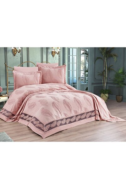 Çeyiz Diyarı Çeyizdiyarı Barbara 6 Piece Chenille Pique Set Powder