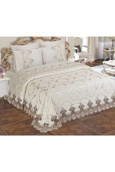 Çeyiz Diyarı Dowry Pique Set Κρέμα Ντουμπάι