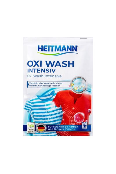 HEITMANN Renkli Ve Beyaz Hassas Çamaşır Leke Çıkarıcı Deterjan 50 gr