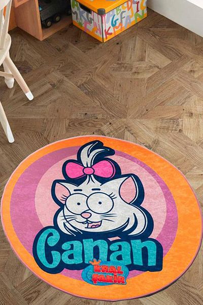Hobby King Şakir Canan Licensed Round Mat 80x80 Cm