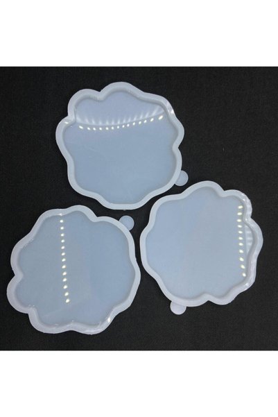 Aj Resincraft Epoxy Silicone Mold / Geode Coaster Set of 3, 6mm