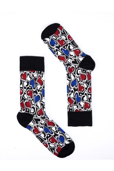 Ozzy Socks Ден на Свети Валентин 2 пакета чорапи с шарка на сърце за двойки