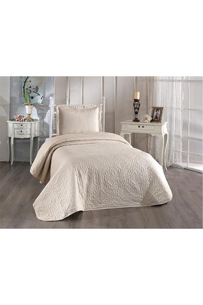 Çeyiz Diyarı Μονό κουβερλί Ultrasonic καπιτονέ Ivory Μπεζ