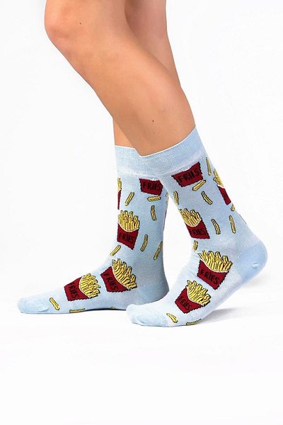 Ozzy Socks Pachet cadou cu model de cartofi prajiti pentru cupluri