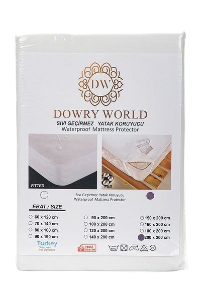 Çeyiz Diyarı Micro Liquid Proof Pad 200x200 cm Διπλά στρώματα