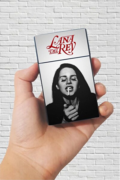 SARANG Gray Lana Del Rey Kırmızı Logo Sigara Tabakası Kutusu