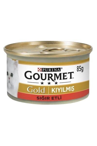 Pro Plan Proplan Gourmet Gold Kıyılmış Sığır Etli Kedi Konservesi 85grx24 Adet