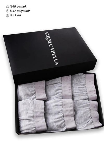 GM CAPELLA Premium Men's Boxer Pack of 6 - Lycra
