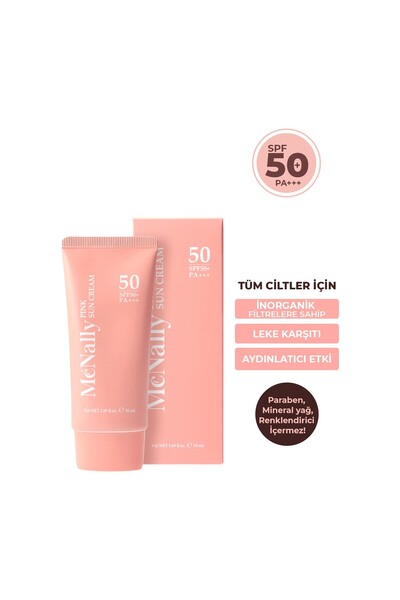 sommeow Prettyskın Spf 50 Pa Ton Eşitleyici Pembe Renkli Güneş Kremi 50ml