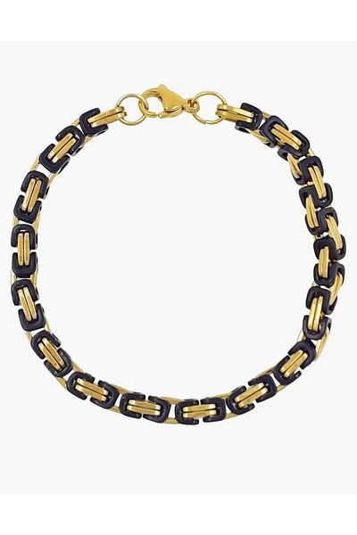 AKSESUARIM Men's steel king chain bracelet