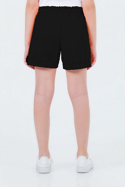 DMB BOYS & GIRLS Pantaloni scurți din Gabardină pentru fete - 100% bumbac, cu talie elastică și buzunare