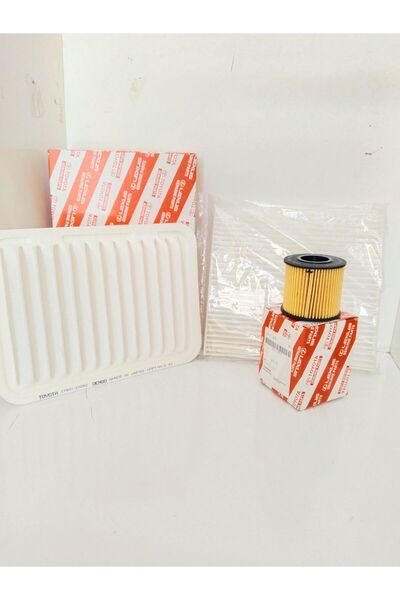 OEM TOYOTA COROLLA AURİS 1.33 1.6 BENZİNLİ FİLTRE BAKIM SETİ