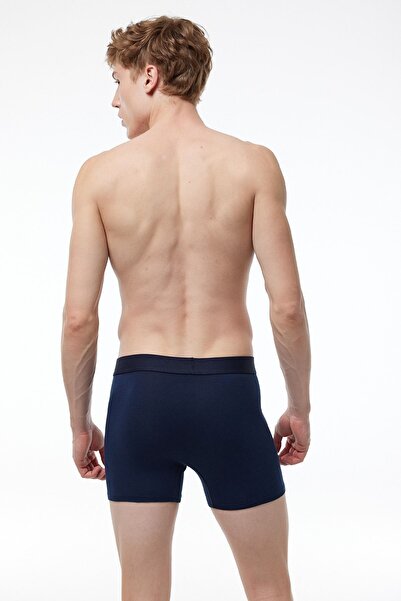Malabadi Ανδρικό Navy Blue Piping Modal Boxer 017