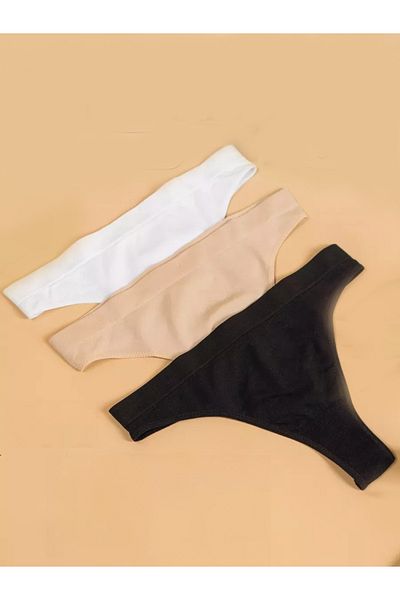 FOREVER MORE Seamless Thong Set of 3