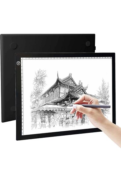 Art & Art تابلت رسم بإضاءة LED مقاس A3