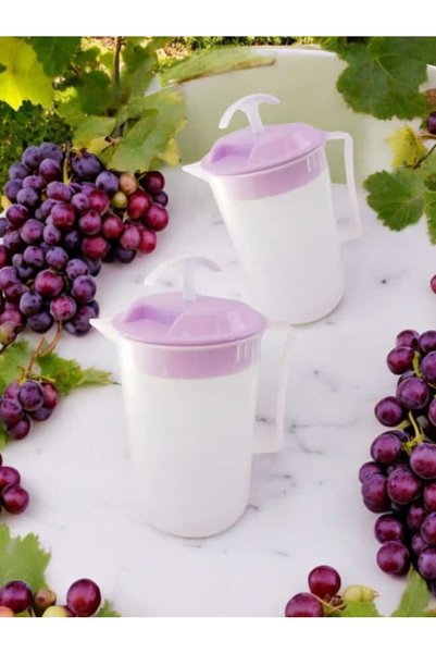 ÇEÇEN HOME (2 ADET) Ayran Çırpma Sürahisi Ayran Sürahisi Ayran Çırpıcı 2,5 Lt