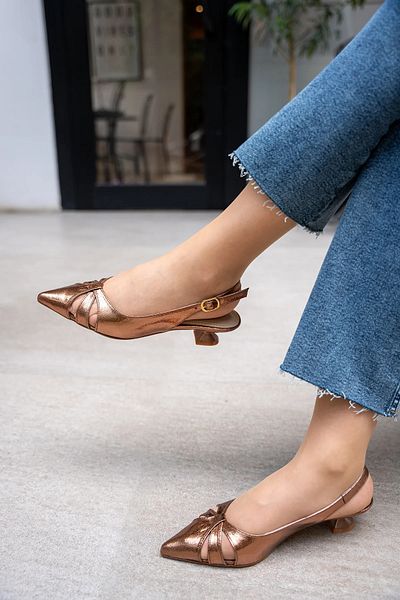 LAMİNTA Kendal Bronze Women's Heeled Shoes
